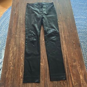 Escada Black Leather Pant, size S